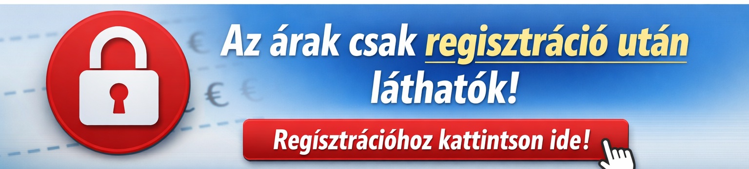 Regisztráció – árak megtekintése