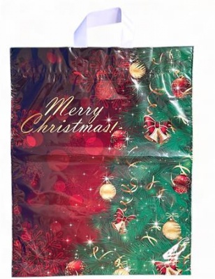 Szalagfüles táska, 40x42 cm, "Fenyő"