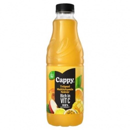 Gyümölcslé, 50%, 1 l, CAPPY "VitC", trópusi gyümölcsnektár