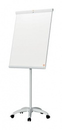 Flipchart tábla, mobil, mágneses felület, 70x100 cm, EcoLabel, NOBO "Premium Plus", fehér