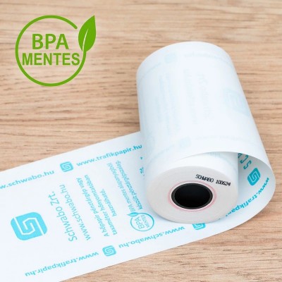 Thermo Pénztárgépszalag Schwabo 57/40/12, 17m, 48 g 100db/krt