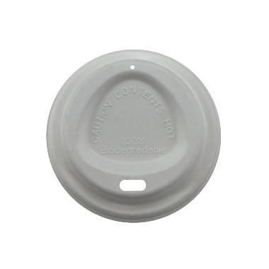 Tető, magasított, papírpohárra, nyílással, komposztálható,búzaszalma, natúr, Ø 80 mm (50 db)