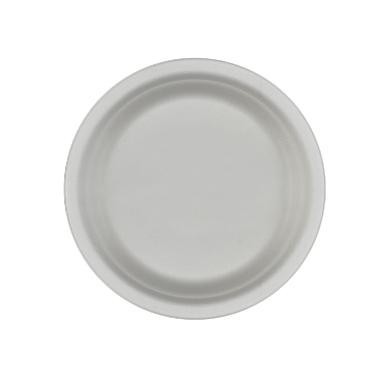 Cukornád tányér, fehér, Ø170 mm 125db/csomag