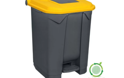 Pedálos szemetes 50LSz:43cm x 42cm, magasság: 56cm HORECA színek: kék,zöld, sárga, piros