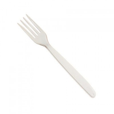 Többször használható villa, PS, fehér, 180 mm (zebra)