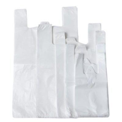 Ingvállas műanyag szatyor fehér 15 kg 30 + 20 x 60 cm - extra erős