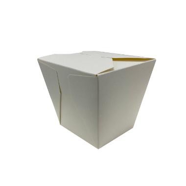 begreen tésztás doboz, fehér, 500 ml logózható 50db/cs, 500db/krt