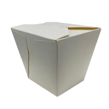 begreen Tésztás doboz, fehér, 1000 ml logózható 50db/cs, 500db/krt