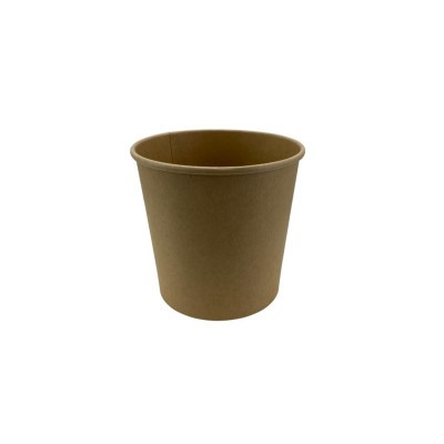 Begreen leveses papírtégely, barna, d:90mm, 350 ml