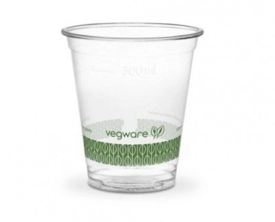 PLA lebomló átlátszó Pohár 300ml d=84mm