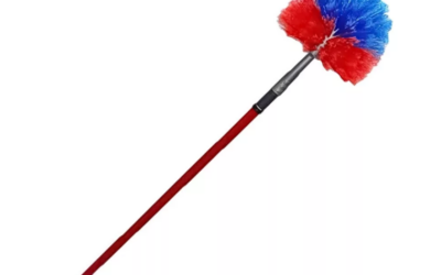 Gömbölyű  pókhálózó kefe teleszkópos nyéllel