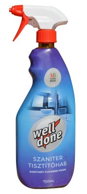 Well Done Szaniter tisztító hab 750ml