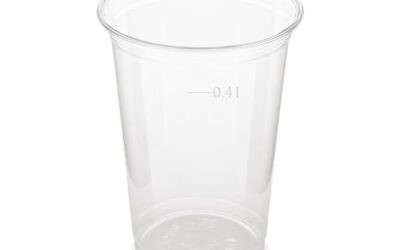 Shaker pohár PET 400 ml d:95 mm (újrahasznosítható)