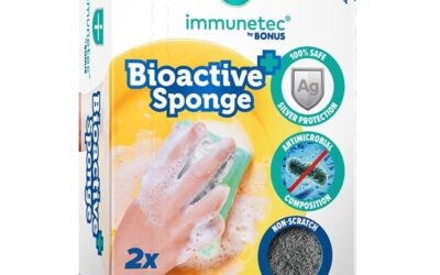 Bonus Bio Sponge ezüst-ionos formázott szivacs karcmentes dörzsivel 2db