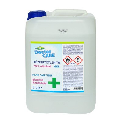 Doctor Care Kézfertőtlenítő gél 5L(csavaros kupakkal)