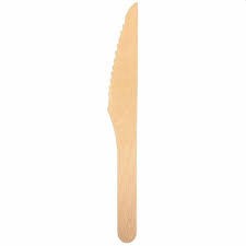fa kés, barna, 16,5cm 100db/csomag