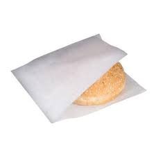 Pita/hamburger tasak, fehér, 150x170 mm, 35 gramm 200db/csomag