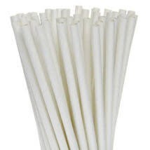 PLA EXTRA VASTAG FEHÉR SZÍVÓSZÁL 12 MM X 18 CM 500db/csomag