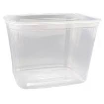 Svéd tálka 1000 ml PP víztiszta 50db/cs, 350db/krt