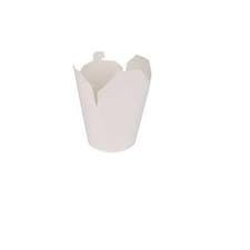 Tésztás doboz - fehér - 750 ml logózható 50db/cs, 500db/krt