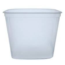 Svéd tálka 1200 ml PP víztiszta 50db/cs, 350db/krt