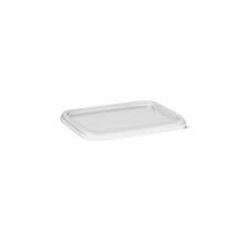 (Q-Box)Szögletes átlátszó PP tető (500-1200 ml) *G500-1000