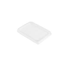 (Q-Box, Varia)Szögletes átlátszó PP tető (750-1000 ml) *7714