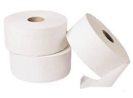 Tekercses WC papír 19cm kétrétegű FEHÉR  100 % cell.100m