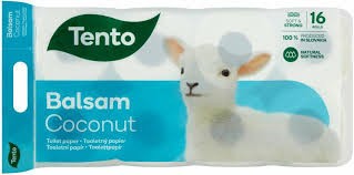 TENTO Balsam COCONUT 3 rétegű, 150 lapos, 8 tekercsestoalettpapír