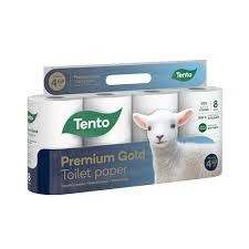 TENTO PREMIUM GOLD 4 rétegű, 150 lapos, 8 tekercsestoalettpapír