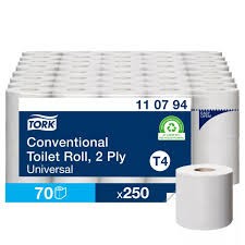 Tork 110794 Universal kistekercses WC papír, bézs, 2 réteg, 32,5m, T4
