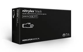 MERCATOR Nitril kesztyű fekete 100 db-os S,M,L,XL-es