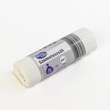 Doctor Care 25L szemeteszsák Fehér 15db!! 15 mikron 50x50 cm