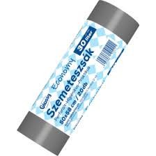 Glossy ECONOMY szemeteszsák 30L 20db 500x580mm 12 micron