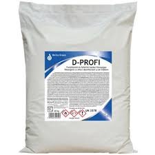D-PROFI fertőtlenítő hatású főmosószer ( fehér , színestextilhez ) 20 kg