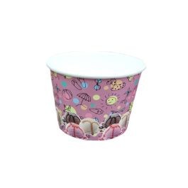 Fagyis papírpohár 500 ml SUMMER PINK