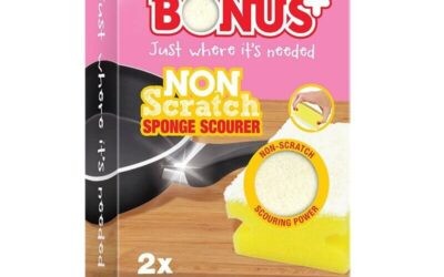 Bonus+ Karcmentes mosogató szivacs 2db1 db mérete: 9,5 x 7,1 x 4,5 cm