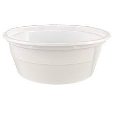 Gulyás tál PP többször használható, fehér, 500 ml 50db/cs, 550db/krt