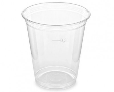 Shaker pohár PET 300 ml d:95 mm (újrahasznosítható)