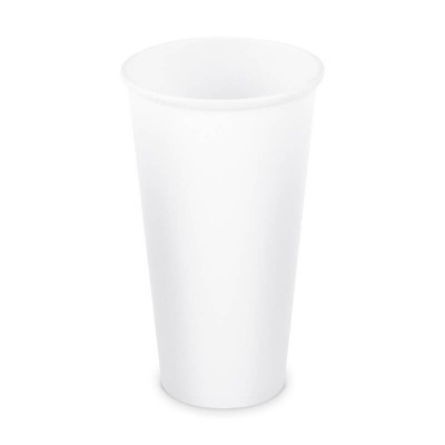 Biológiailag lebomló papír pohár fehér 500/550ml Ø90mm