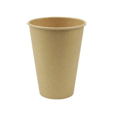 Biológiailag lebomló papír pohár KRAFT 400/450 ml Ø:90mm