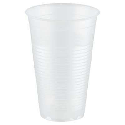 Átlátszó műanyag pohár, 200ml