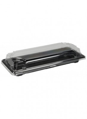 Sushi doboz tetővel PS 22x9x2cm (2) 50db/cs 400db/krt