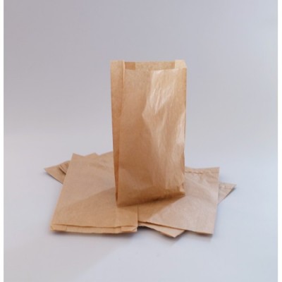 Papírzacskó sütőipari 1 kg (135+55x235 mm) BARNA
