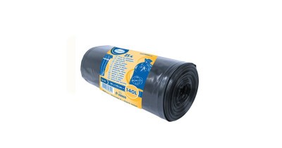 Szemetes zsák fekete 140 lit. ERŐS 900x1100 mm