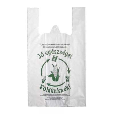 Party ingvállas szatyor BIO lebomló közepes 260+(2x70)+480 mm