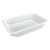 500 ml Fehér szögletes alj ételkiszállító elviteles doboz PP (181x132x35mm) 50db/cs, 500db/krt