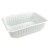 750 ml Fehér szögletes alj ételkiszállító elviteles doboz PP (181x132x45 mm) 50db/cs, 500db/krt