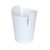 Tésztás doboz - fehér - 500 ml logózható 50db/cs, 1000db/krt