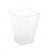 FINGER FOOD  szögletes pohár 160ml  20db5,8x5,8x7,6cm